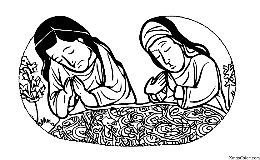 Navidad / Fe: Jesús orando en el Huerto de Getsemaní