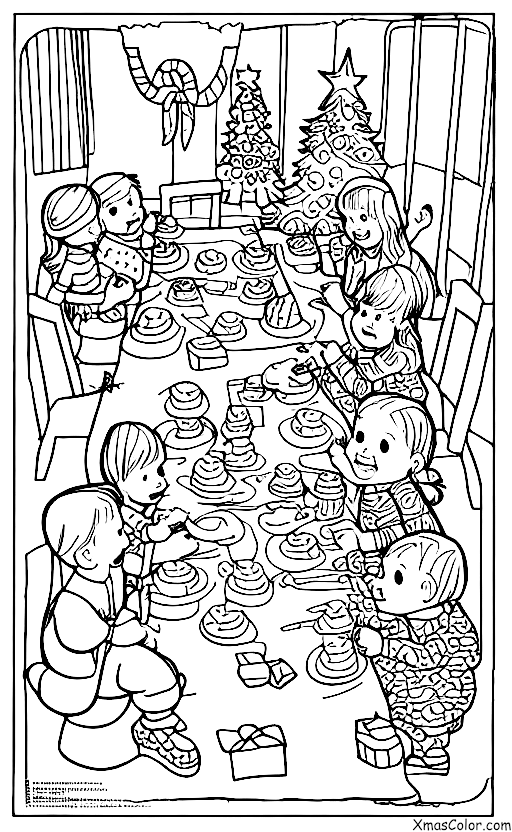 Navidad / Fiestas de fin de año: Una fiesta de vacaciones con los niños