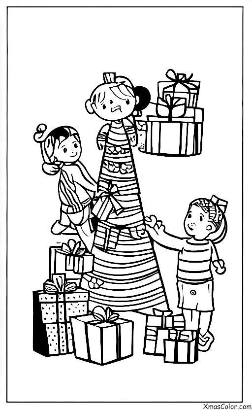 Navidad / Fiestas de Navidad: Abriendo regalos