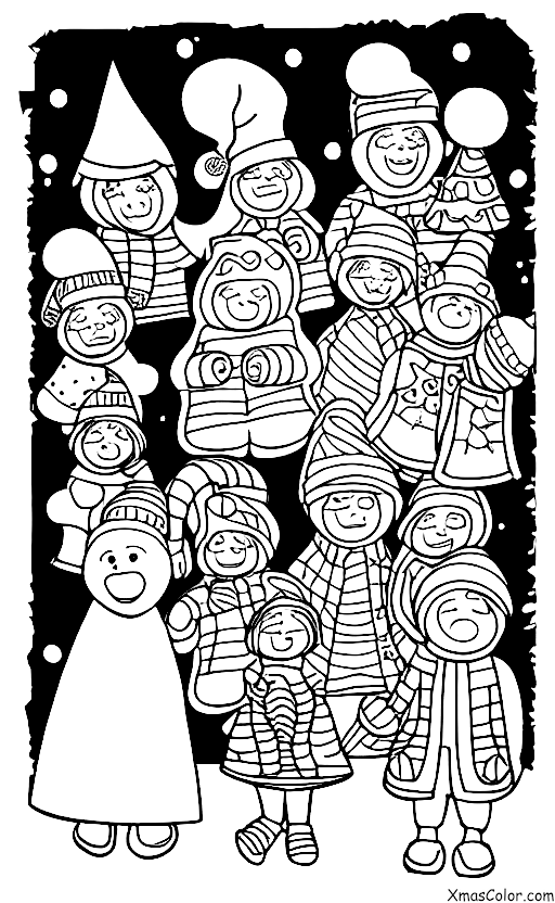 Navidad / Fiestas de Navidad: Cantar villancicos