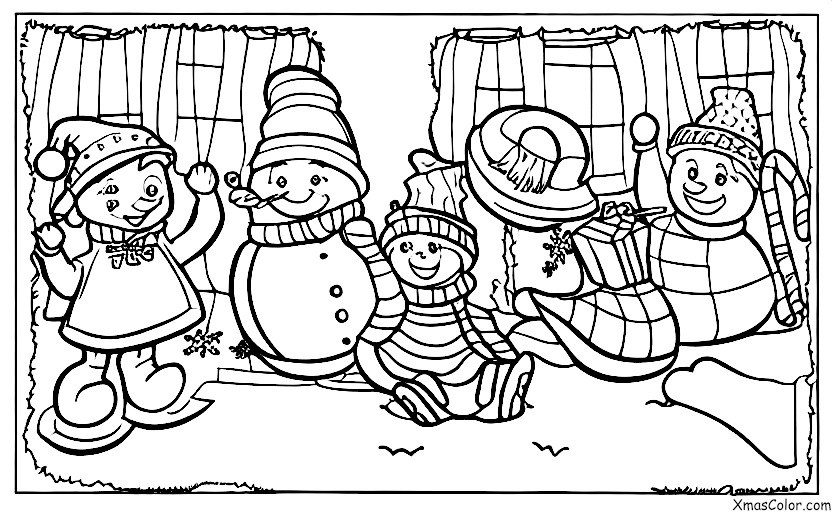 Navidad / Frosty el hombre de nieve: Esquiando con Papá Noel