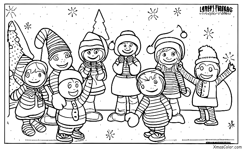 Navidad / Frosty el hombre de nieve: Frosty jugando con unos niños