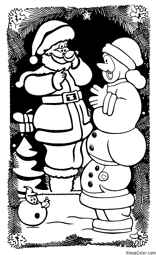 Navidad / Frosty el hombre de nieve: Santa Claus y Frosty the Snowman