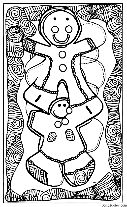 Navidad / Galletas de Jengibre: Un hombre de jengibre