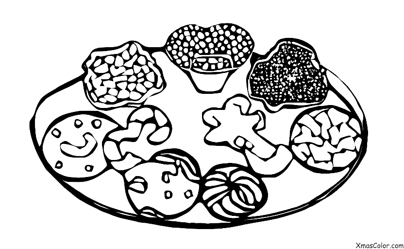 Navidad / Galletas de Jengibre: Un puesto de decoración de galletas de jengibre
