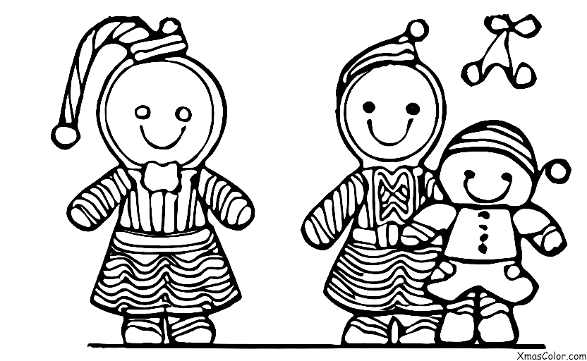 Navidad / Galletas de Jengibre: Una muñeca de jengibre