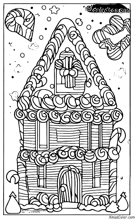 Navidad / Hacer galletas de Navidad: Hacer casas de pan de jengibre