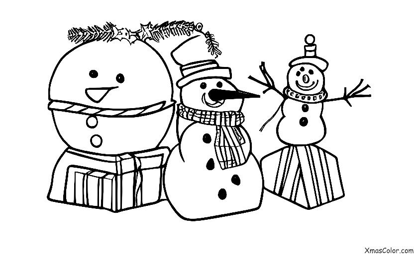 Navidad / Hombre de Nieve: El hombre de nieve se derrite
