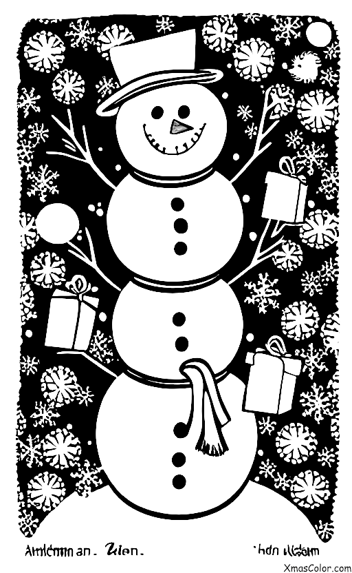 Navidad / Hombre de Nieve: El muñeco de nieve se está derritiendo