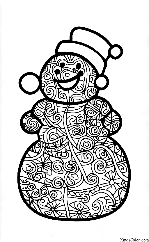 Navidad / Hombre de Nieve: Hombre de Nieve y las Luces de Navidad