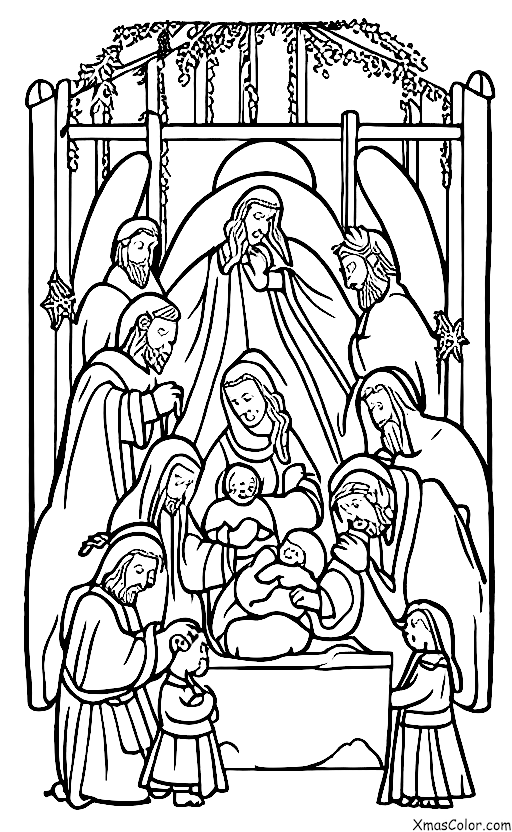 Navidad / Iglesia: La escena de la Natividad