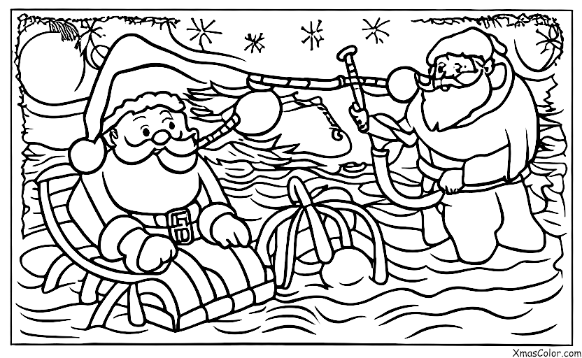Navidad / Isla de Navidad: Pesca de Santa