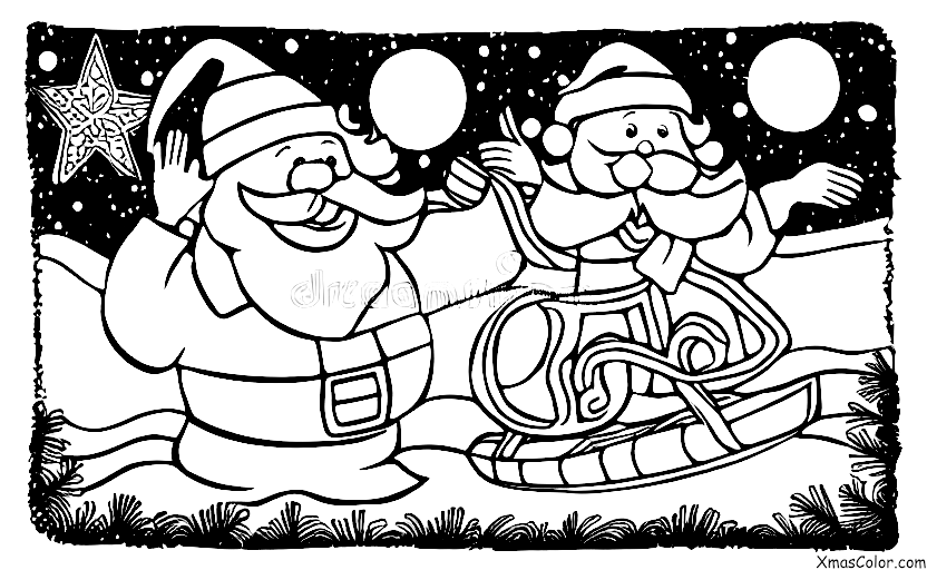Navidad / Isla de Navidad: Santa surfear