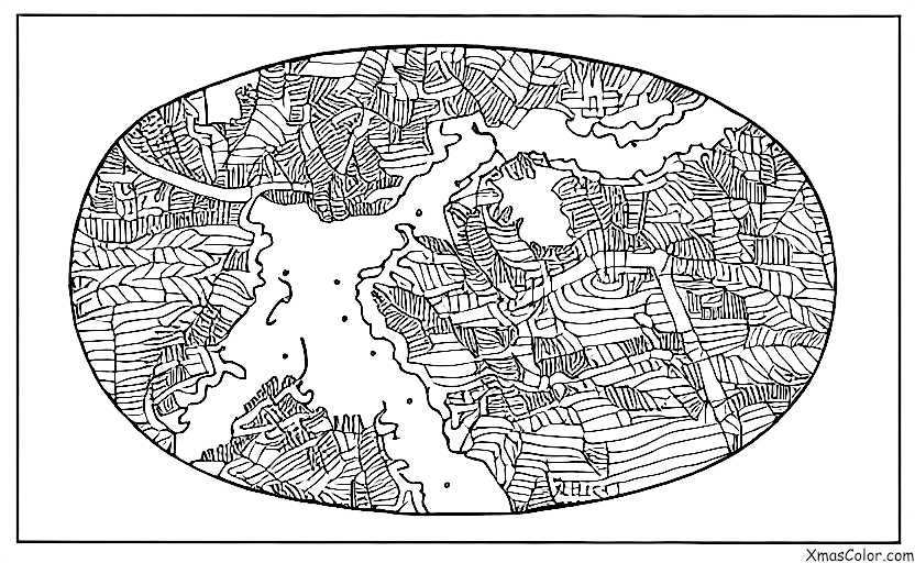 Navidad / Isla de Navidad: Un mapa de la isla de Navidad