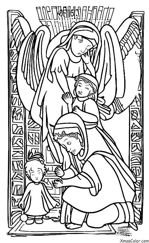 Navidad / José: El ángel apareciendo a José