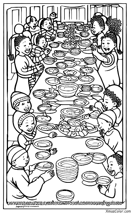 Navidad / Kwanzaa: Celebración de Kwanzaa