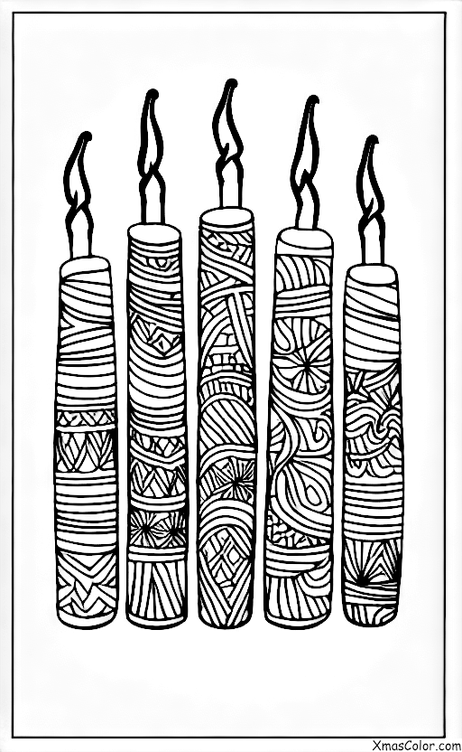 Navidad / Kwanzaa: velas de Kwanzaa