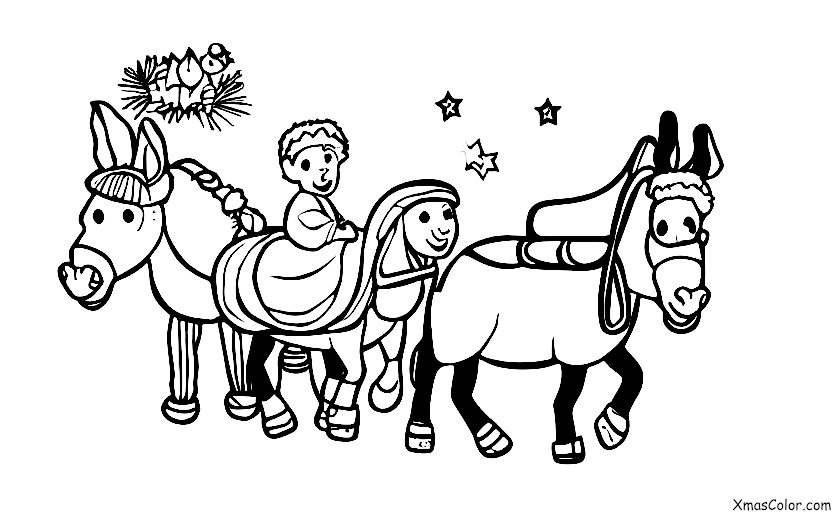 Navidad / La historia de la Navidad: El viaje a Belén