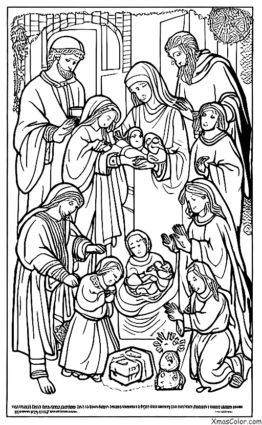 Navidad / La historia de la Navidad: La escena de la Natividad