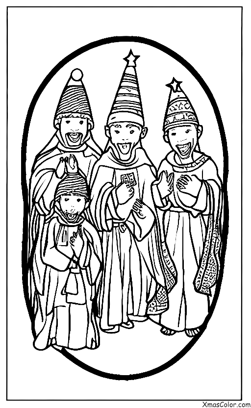 Navidad / Los Tres Reyes Magos: Los Tres Reyes siguiendo la estrella