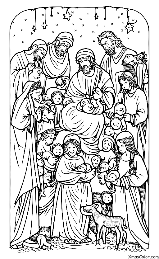 Navidad / María: La escena de la Natividad