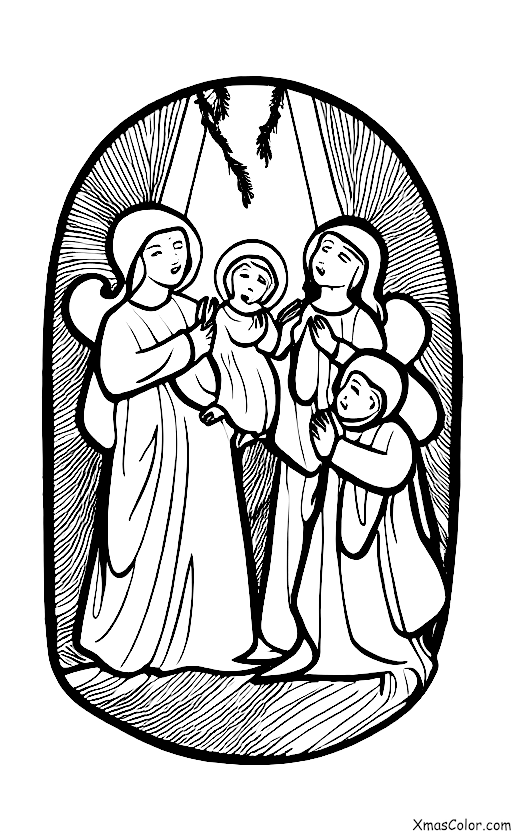 Navidad / Milagro de Navidad: Los ángeles anunciando el nacimiento de Jesus