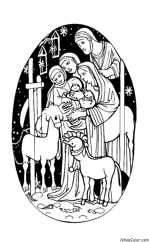 Navidad / Milagro de Navidad: Niño Jesús en el pesebre
