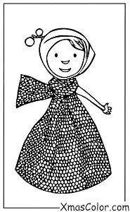Navidad / Moda de Navidad: Una mujer en un vestido blanco con una bufanda roja