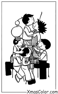Navidad / Música de Navidad: Una banda tocando música de Navidad
