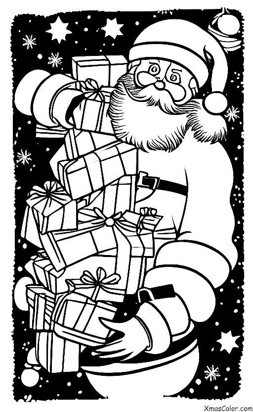 Navidad / Navidad de ciencia ficción: Santa en una nave espacial