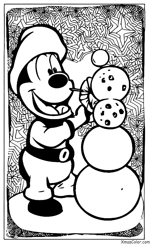 Navidad / Navidad de Disney: Goofy construye un muñeco de nieve