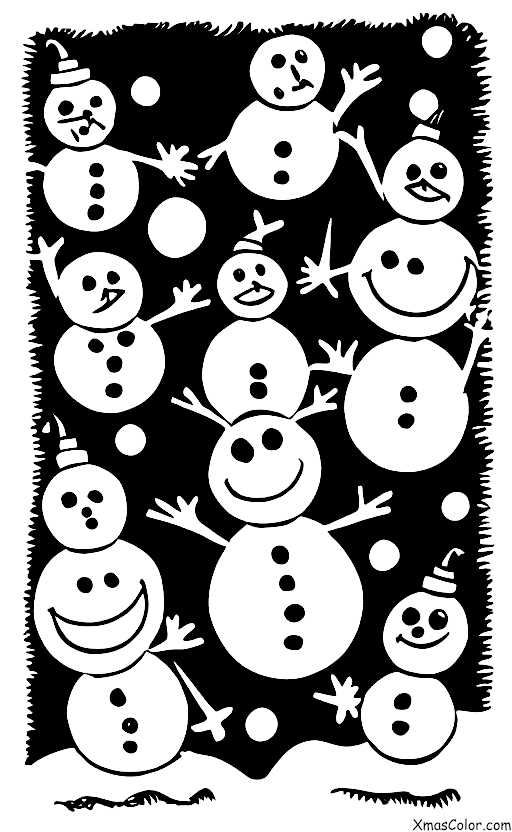 Navidad / Navidad de Disney: Todos los personajes de Disney haciendo muñecos de nieve