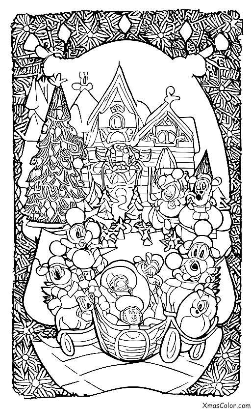 Navidad / Navidad de Disney: Un mágico paseo en trineo por Disneylandia