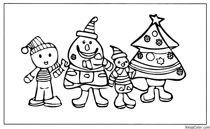 Navidad / Navidad en América: Una familia decorando su árbol de Navidad juntos