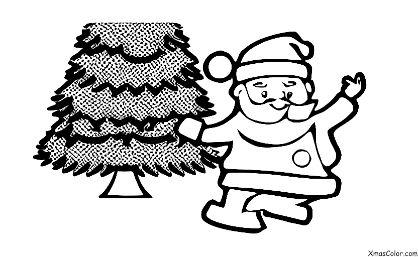 Navidad / Navidad en Asia: Santa vestido con un traje tradicional chino
