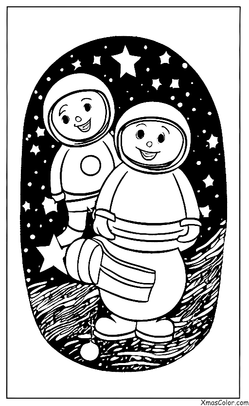 Navidad / Navidad en el espacio: Navidad en la luna