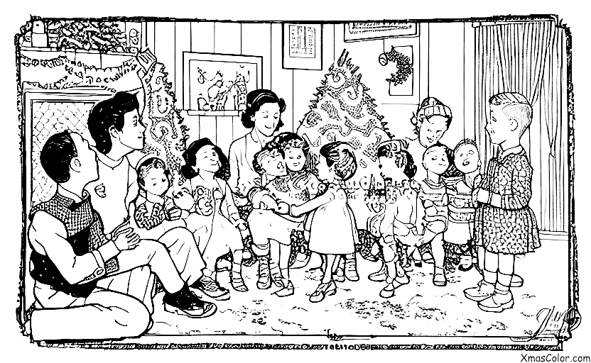Navidad / Navidad en el pasado: Un Norman Rockwell Navidad
