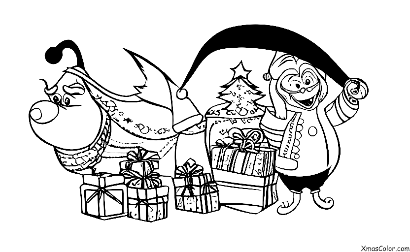 Navidad / Navidad en el pasado: Una escena de El Grinch que le robó la Navidad