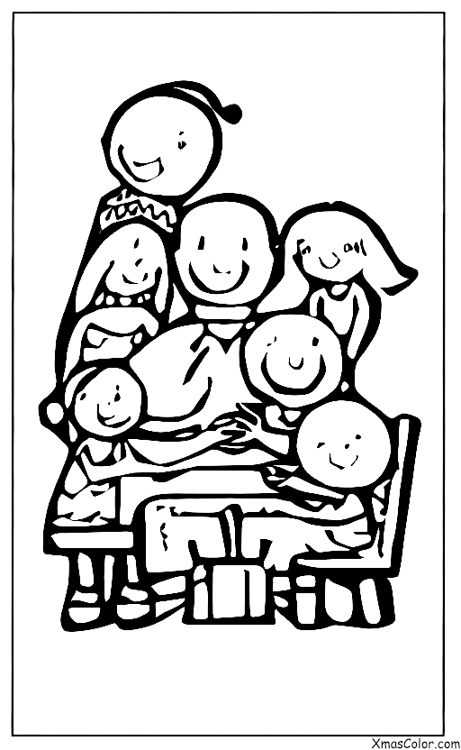 Navidad / Navidad en el presente: La familia está jugando juntos