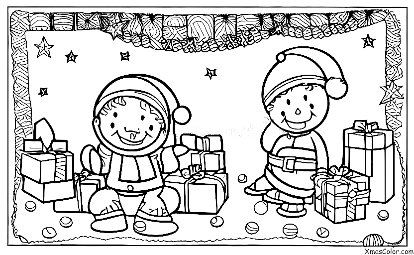 Navidad / Navidad en la luna: Santa visita la luna