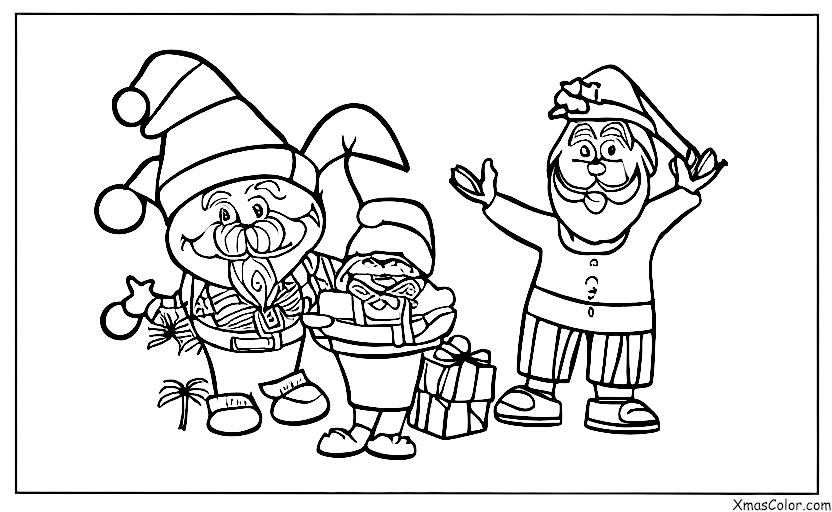 Navidad / Navidad en los trópicos: Santa en una selva tropical