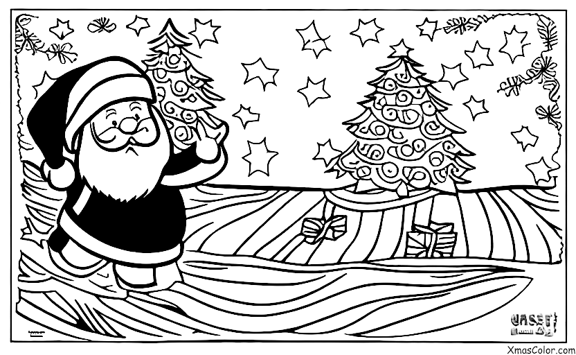 Navidad / Navidad en los trópicos: Santa surfing