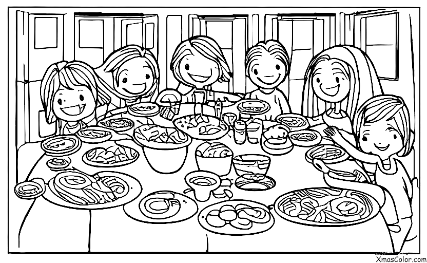 Navidad / Navidad en Sudamérica: Cena de Navidad con familia