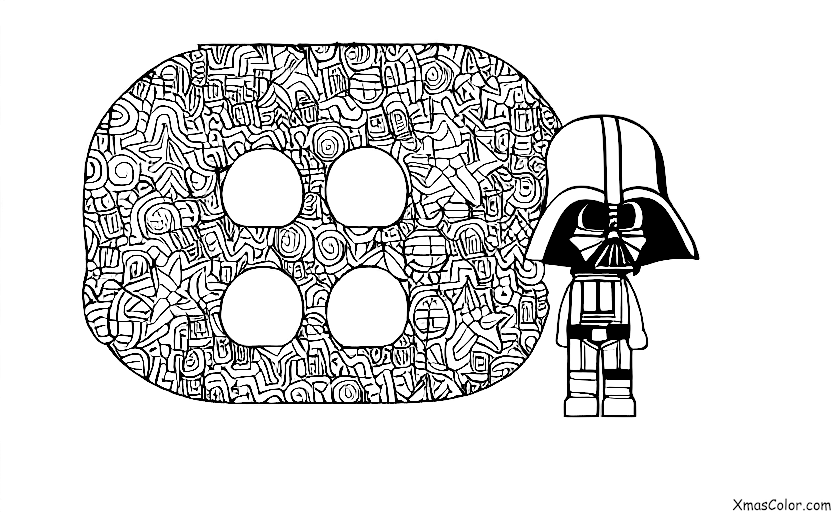 Navidad / Navidad Geek: Farolas de Navidad en forma de Darth Vader