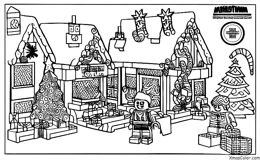 Navidad / Navidad Geek: Una escena de Navidad de LEGO
