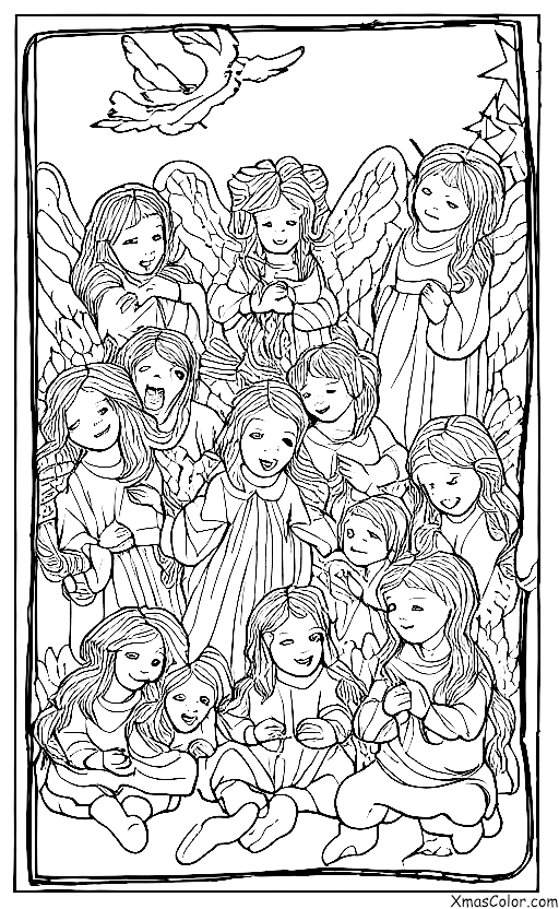 Navidad / Navidad locura: Un grupo de ángeles