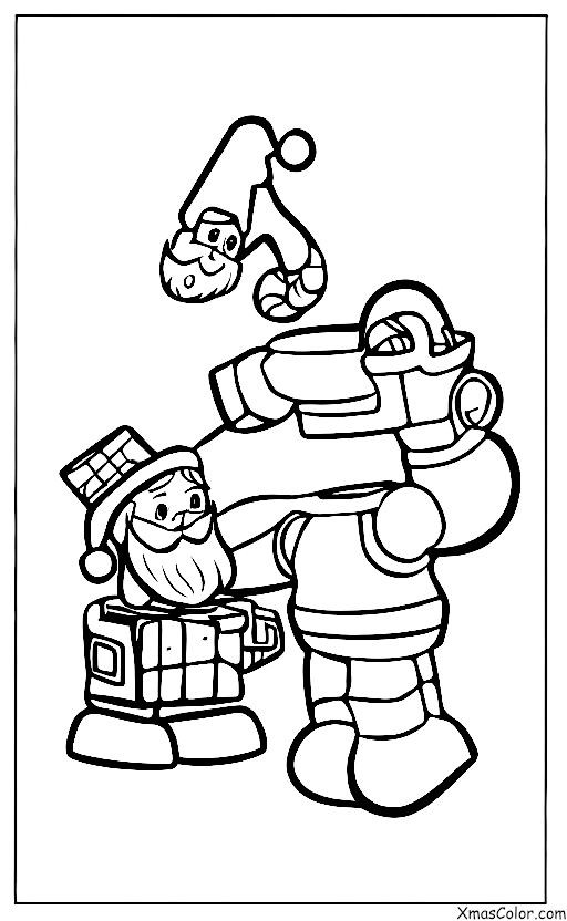Navidad / Navidad Nerd: Santa con un robot