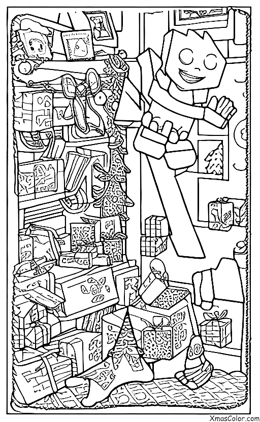 Navidad / Navidad Nerd: Un calcetín navideño lleno de golosinas nerd