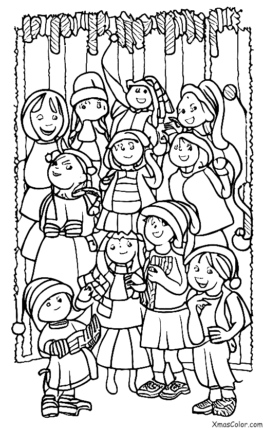 Navidad / Navidad tradicional: Cantar villancicos de Navidad