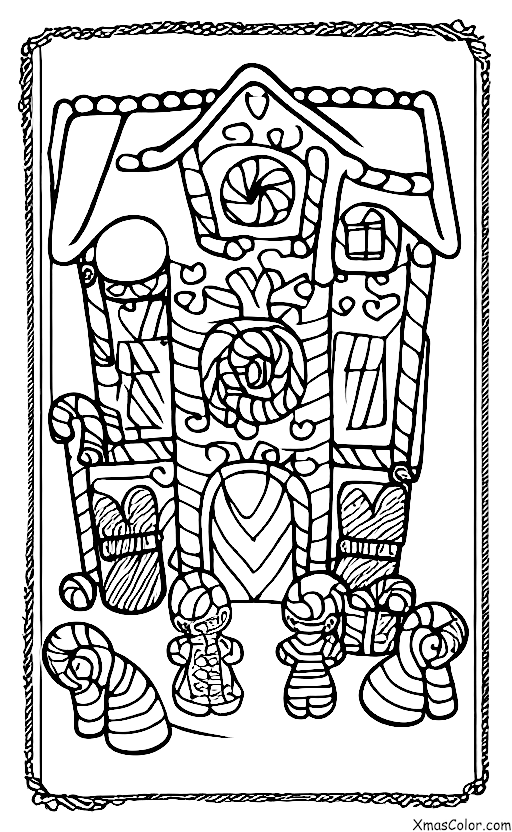 Navidad / Navidad tradicional: Hacer casas de jengibre